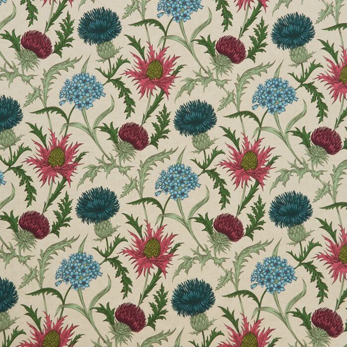 Acanthium Fabric - Carmine swatch