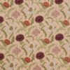 orange botanical printed fabric from iLiv