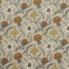 yellow botanical printed fabric from iLiv