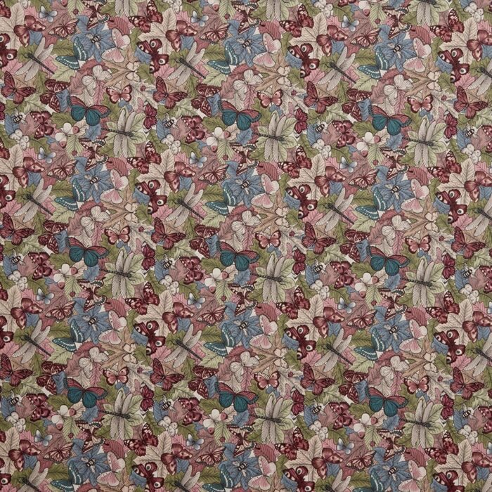 Botanist Fabric - Garnet swatch