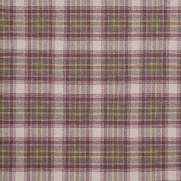 pink checked woolen fabric from iLiv