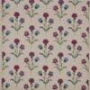 purple botanical embroideried fabric from iLiv