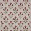 red botanical embroideried fabric from iLiv
