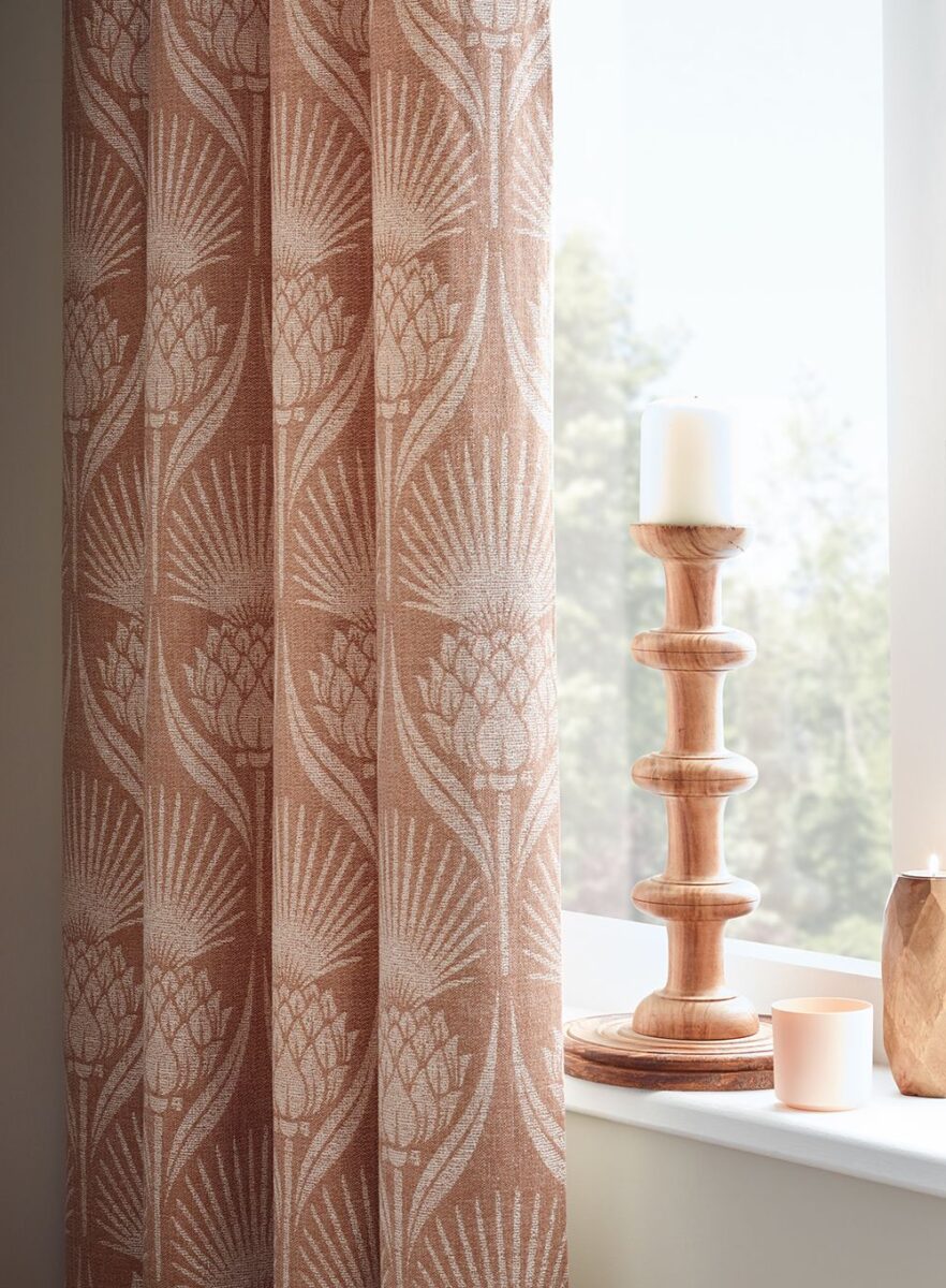 Eskdale Fabric - Coral by Eskdale Fabric - Coral from