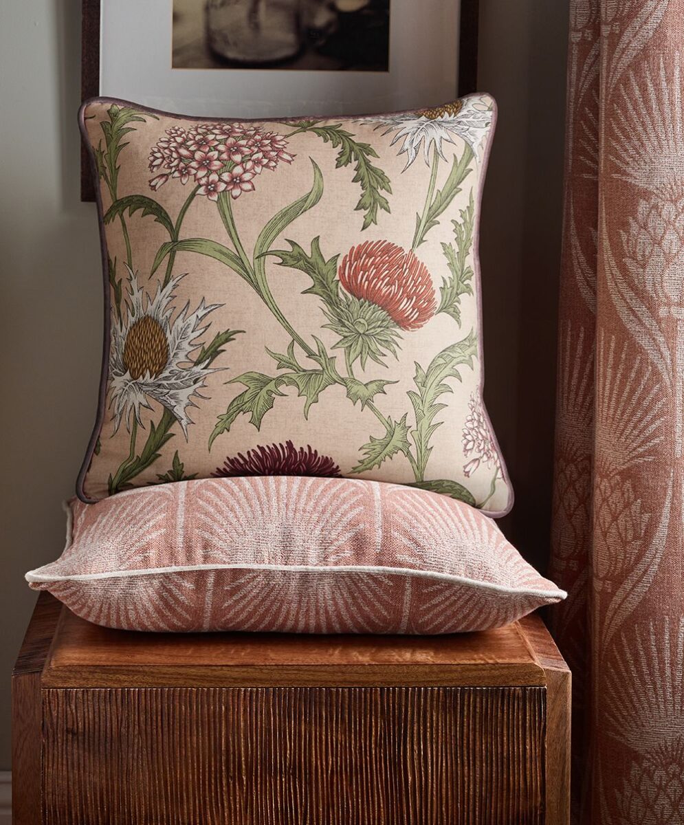 Acanthium Fabric - Coral from