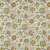 green botanical printed fabric from iLiv