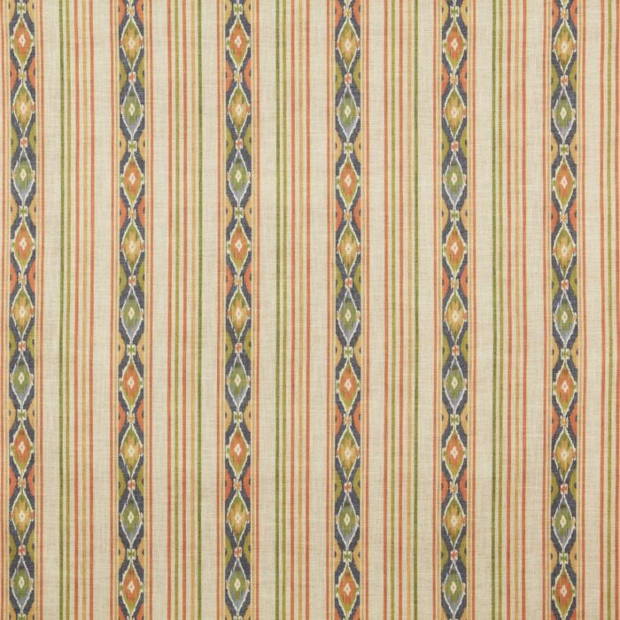Boho Stripe Fabric - Spice swatch