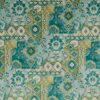 green traditional velvet-chenille fabric from iLiv