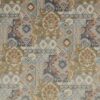 black-grey traditional velvet-chenille fabric from iLiv