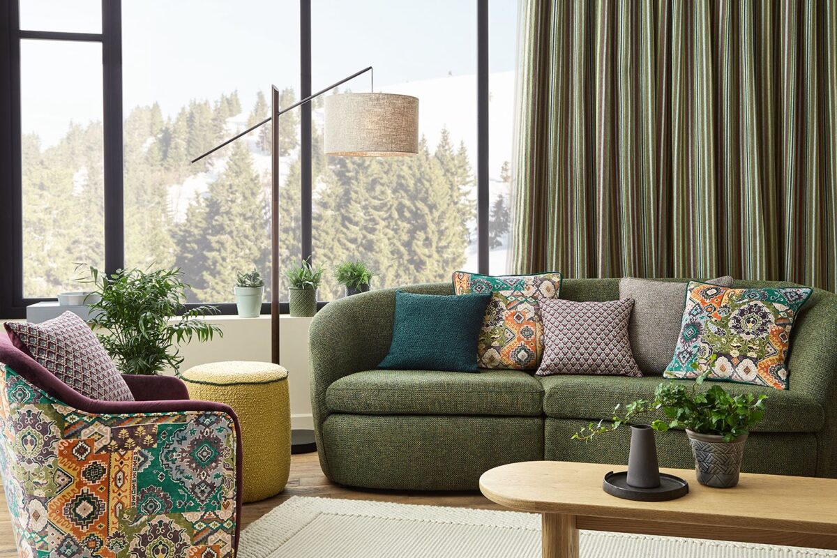 Chalet Fabric - Olivine from