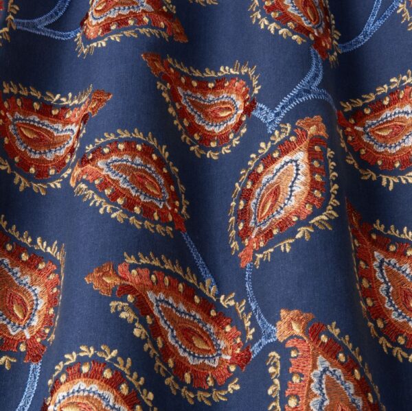Sestriere Fabric - Indigo by Sestriere Fabric - Indigo from