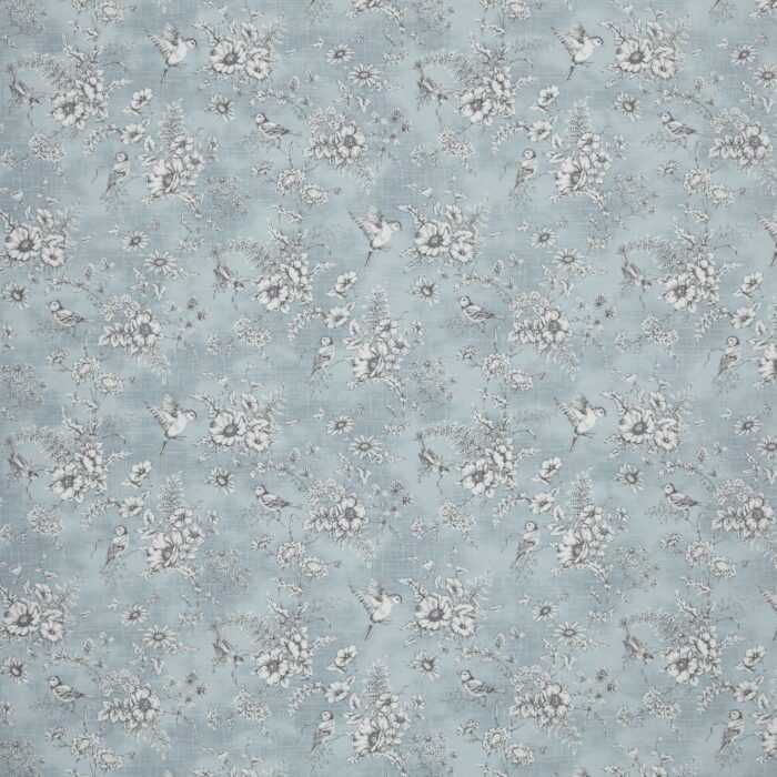Finch Toile Fabric - Delft swatch