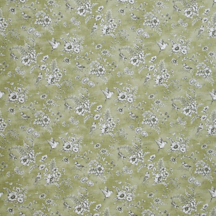 Finch Toile Fabric - Willow swatch