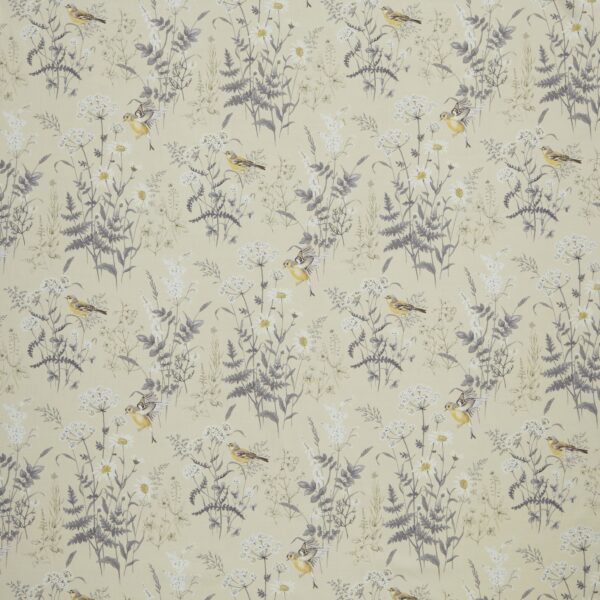 Forever Spring Fabric - Buttercup by neutral animal printed fabric from iLiv