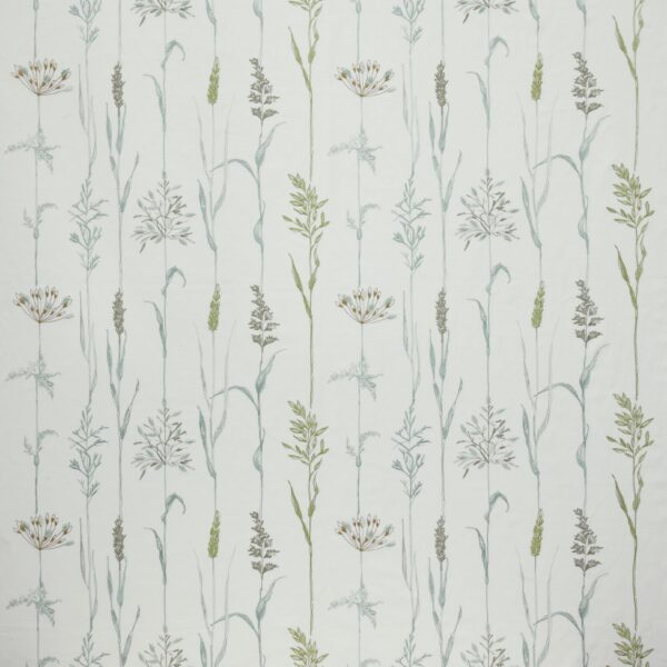 green botanical embroideried fabric from iLiv