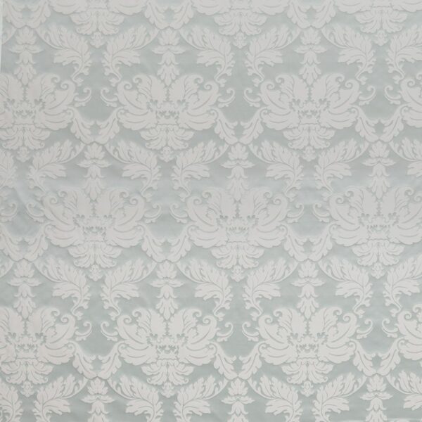Teatro Fabric - Azure by blue contemporary woven fabric from iLiv