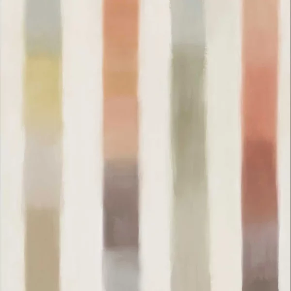 Onburu Wallcovering - Rosewood / Seaglass by multicolour striped wallpaper from harlequin