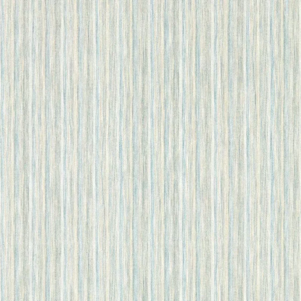 Palla Wallcovering - French Blue by blue striped wallpaper from harlequin
