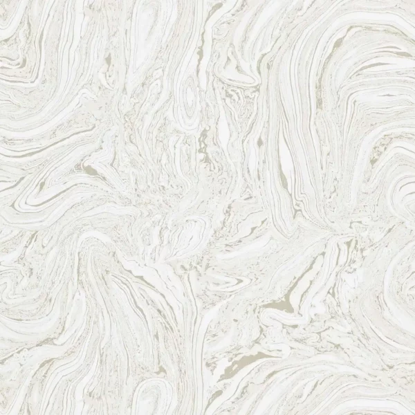 Makrana Wallcovering - Moonstone by white contemporary wallpaper from harlequin