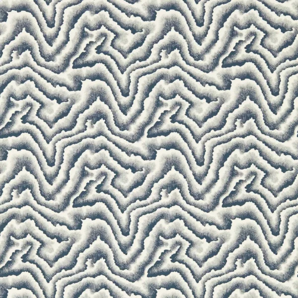 Malachite Wallcovering - Japanese Ink by blue contemporary wallpaper from harlequin