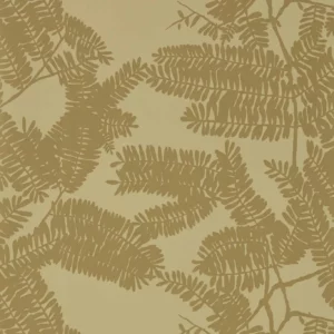 yellow botanical wallpaper from harlequin