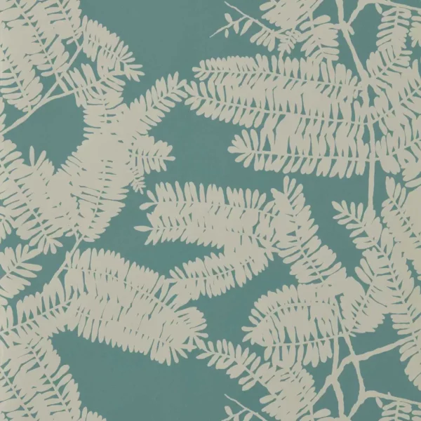 Extravagance Wallcovering - Sky by blue botanical wallpaper from harlequin