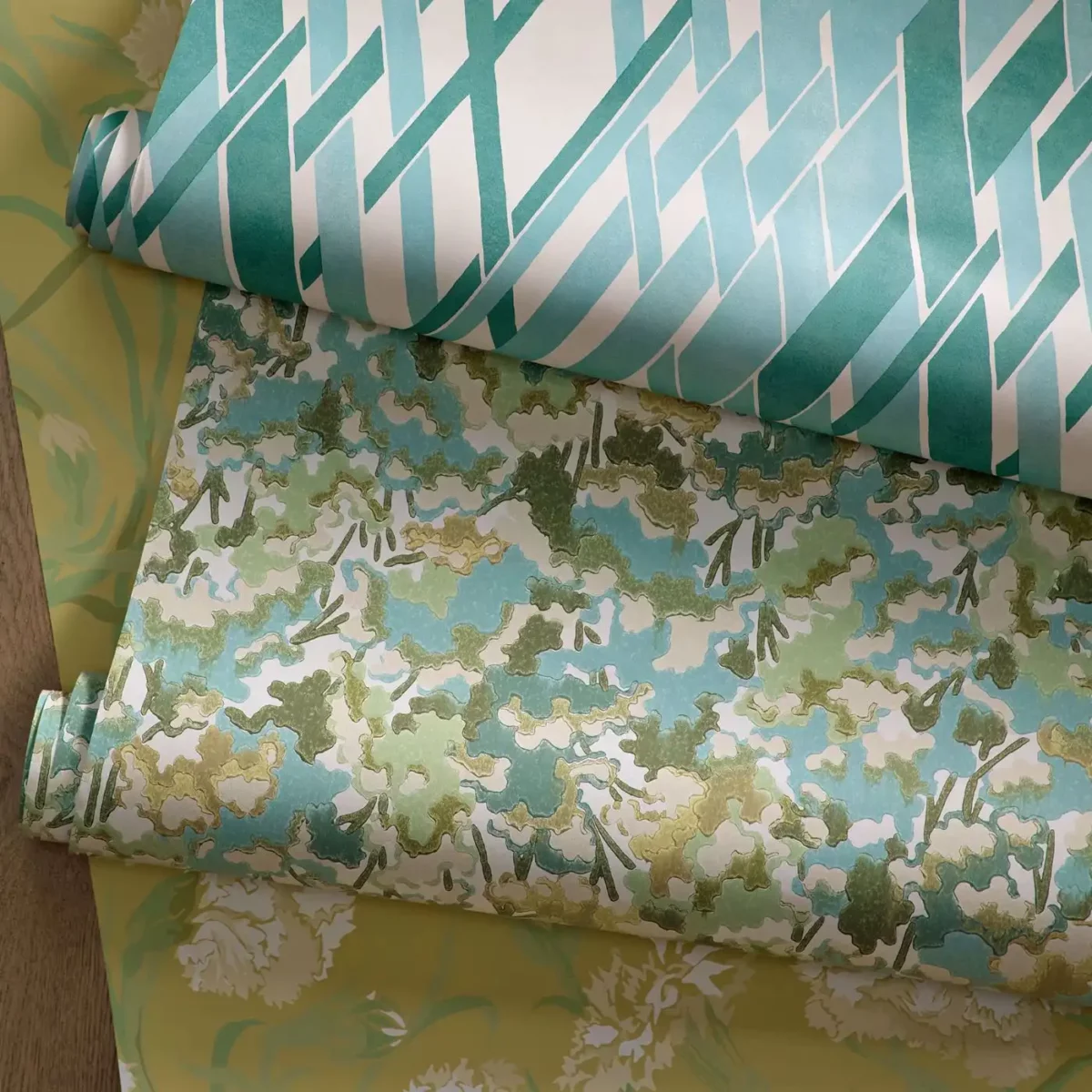 Locronan Wallcovering - Aqua / First Light by Locronan Wallcovering - Aqua / First Light from