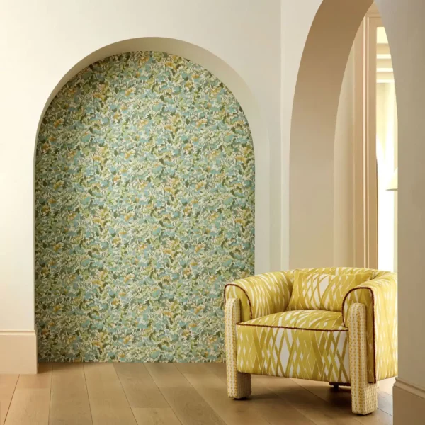 Tree Tops Wallcovering - Forest / Clay / Evergreen by Tree Tops Wallcovering - Forest / Clay / Evergreen from
