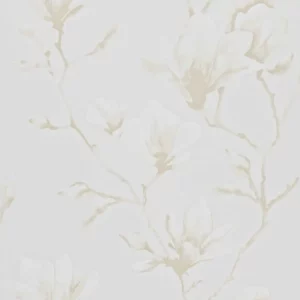neutral botanical wallpaper from harlequin