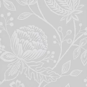black-grey botanical wallpaper from harlequin