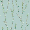 green botanical wallpaper from harlequin