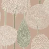 pink botanical wallpaper from harlequin