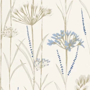 neutral botanical wallpaper from harlequin