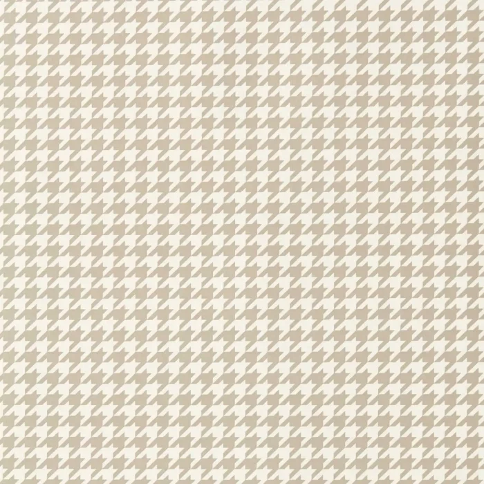 Houndstooth Wallcovering - Taupe / Soft Focus fabric swatch HRTW113130
