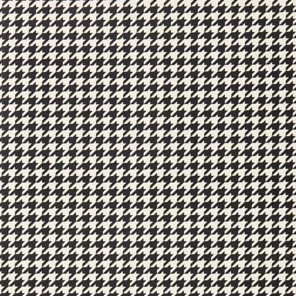 Houndstooth Wallcovering - Black Earth / Soft Focus by black-grey geometric wallpaper from harlequin