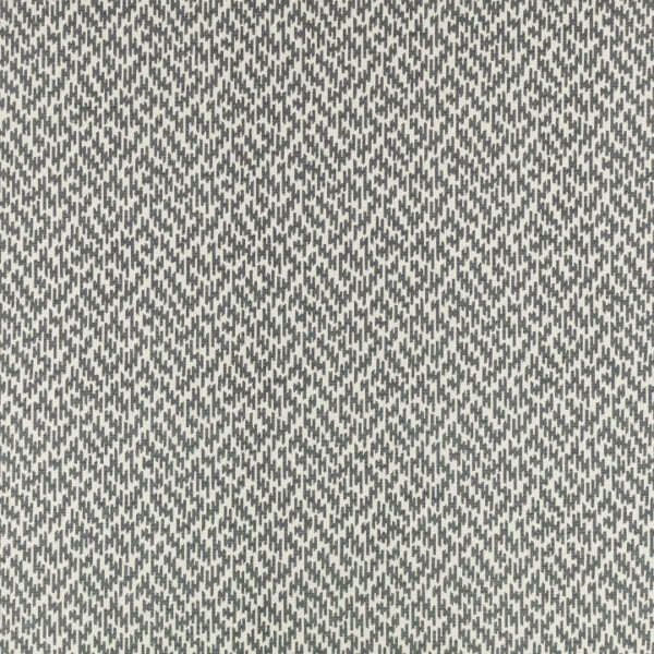 black-grey geometric cotton fabric from Romo