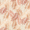 orange botanical cotton fabric from Romo