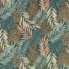 multicolour botanical cotton fabric from Romo