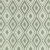 green geometric cotton fabric from Romo