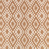 orange geometric cotton fabric from Romo