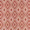 red geometric cotton fabric from Romo