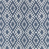 blue geometric cotton fabric from Romo