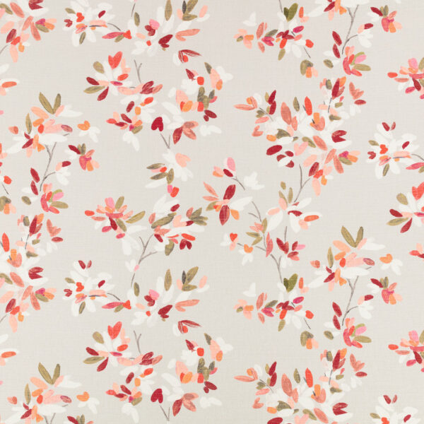 Elsi Fabric - Pomello by red botanical cotton fabric from Romo