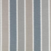 blue striped cotton fabric from Romo