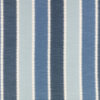 blue striped cotton fabric from Romo