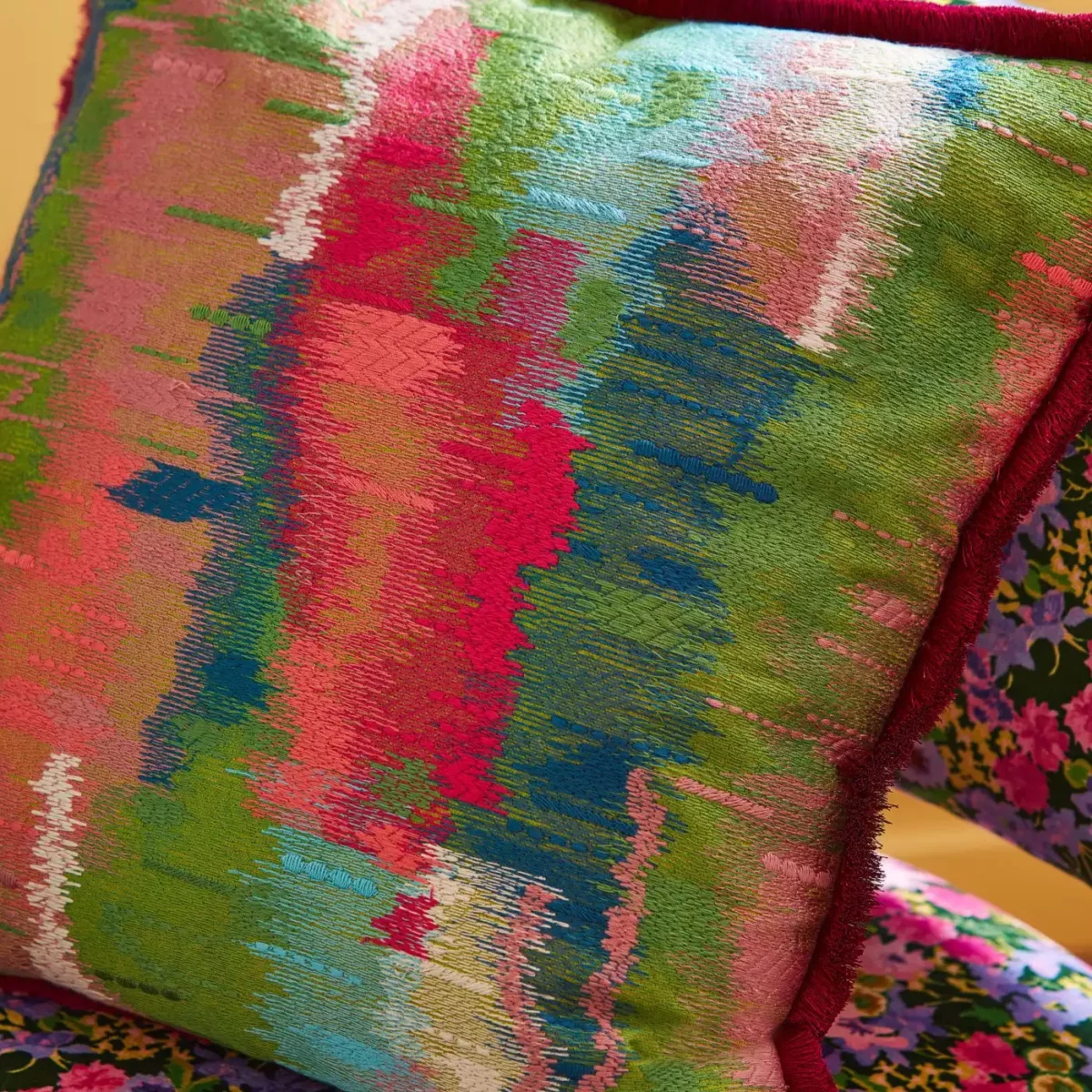 Wilderness Fabric - Peridot / Emerald / Ruby from