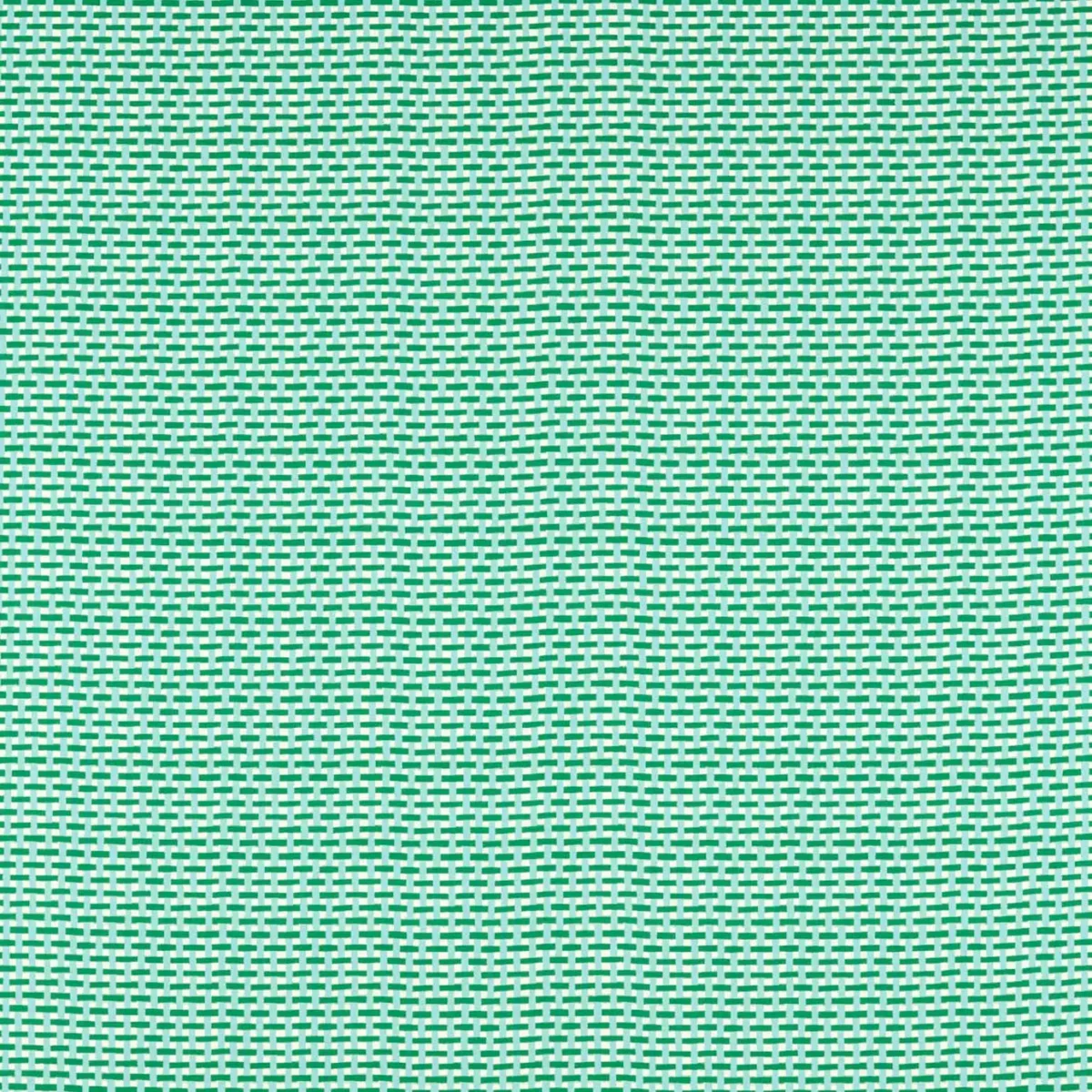Basket Weave Fabric - Emerald / Aquamarine by green geometric cotton fabric from Harlequin