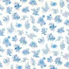 blue botanical cotton fabric from Harlequin