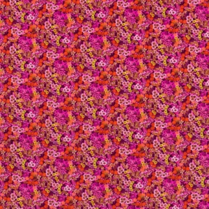 pink botanical velvet-chenille fabric from Harlequin