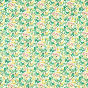 green botanical cotton fabric from Harlequin